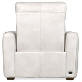 Vann Power Leather Recliner, Dante Moonshine