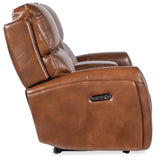 Crosby Leather Zero Gravity Power Console Loveseat, Giotto-Furniture - Sofas-High Fashion Home