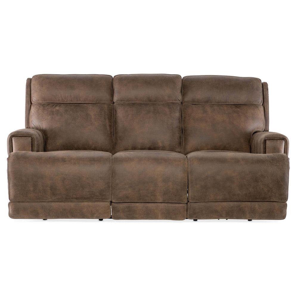 Wheeler Leather Power Sofa, Seville Timber-Furniture - Sofas-High Fashion Home