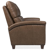 Julian Zero Gravity Power Leather Sofa, Rowe Chocolate-Furniture - Sofas-High Fashion Home