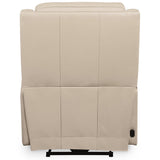 Nelson Leather Zero Gravity Power Recliner, Salvo Beige