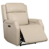 Nelson Leather Zero Gravity Power Recliner, Salvo Beige
