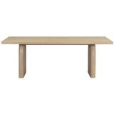 Pacifica Dining Table, Raw Oak