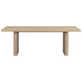 Pacifica Dining Table, Raw Oak