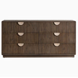 Napa 6 Drawer Dresser, Umber Oak