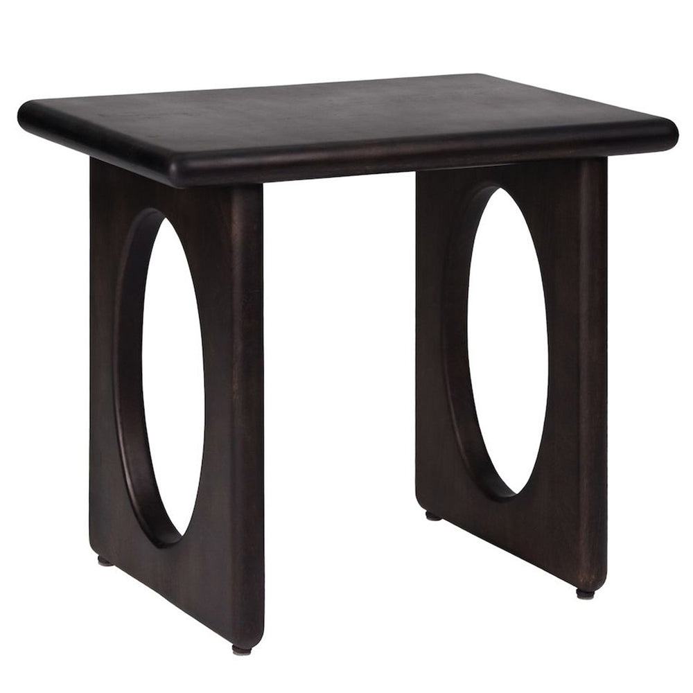 Sausalito End Table, Dark Cinder