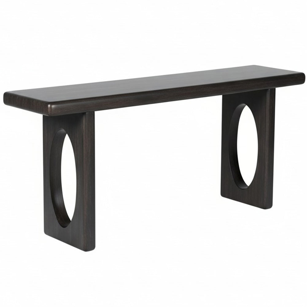Sausalito Console Table, Dark Cinder