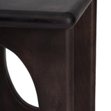 Sausalito Console Table, Dark Cinder