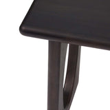Sausalito Console Table, Dark Cinder