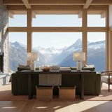 Sausalito Console Table, Dark Cinder
