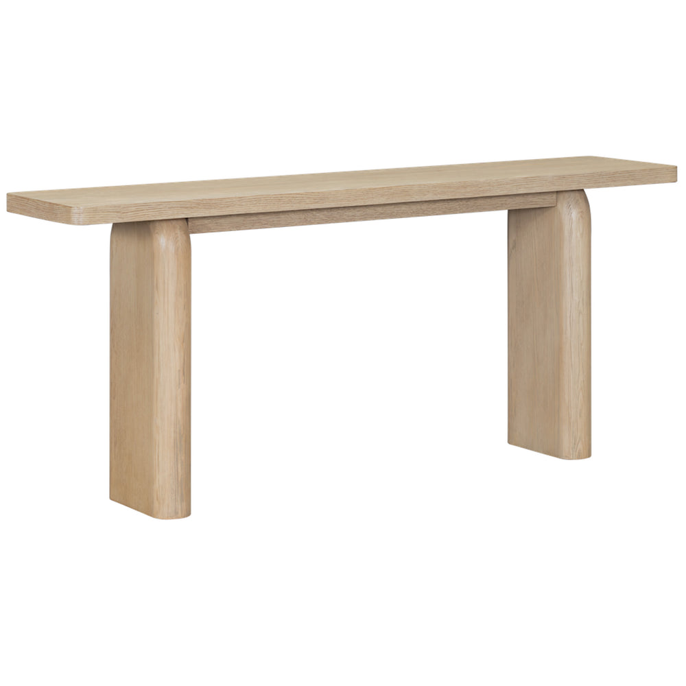 Pacifica Console Table, Raw Oak