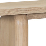 Pacifica Console Table, Raw Oak