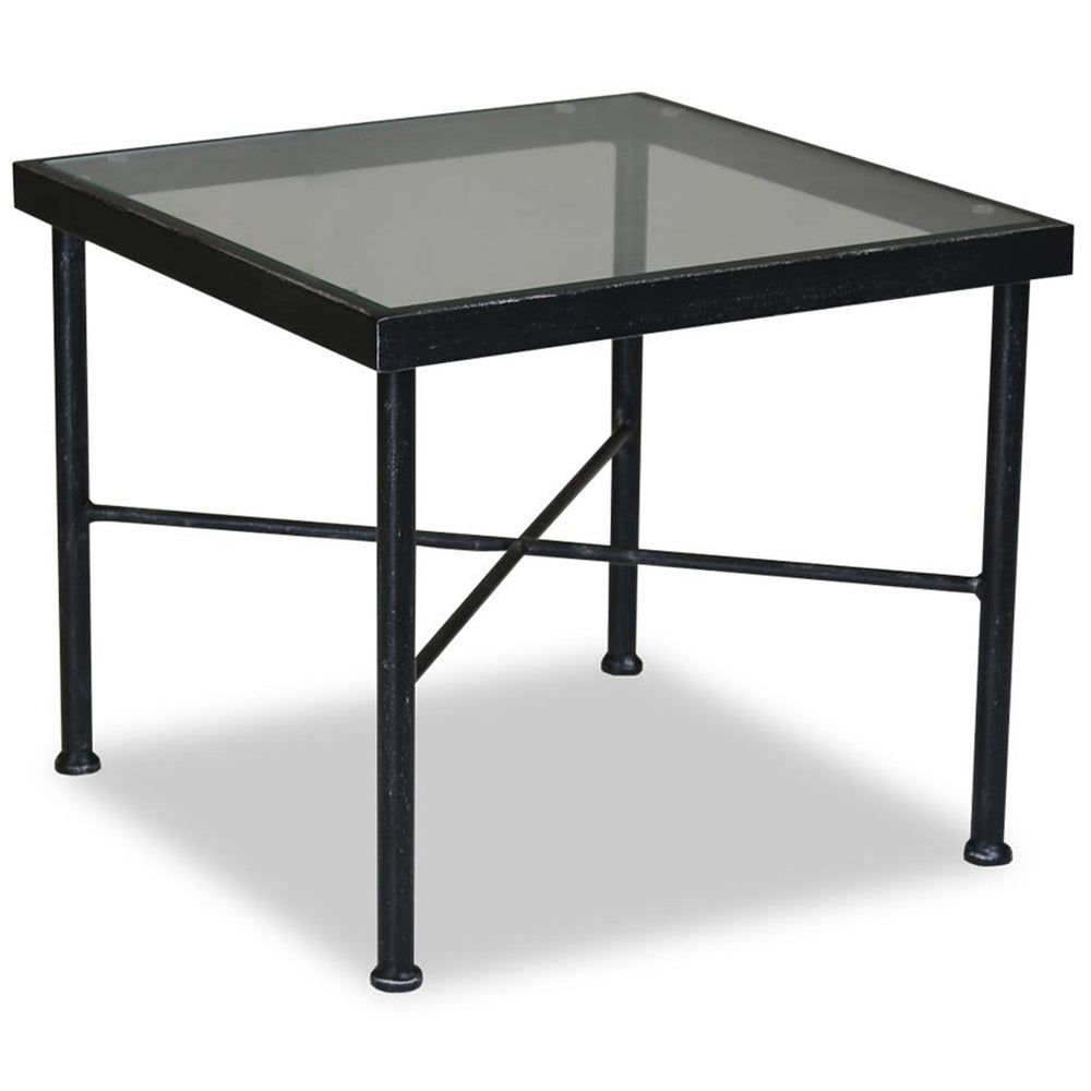 Provence End Table, Pewter Antique-Furniture - Accent Tables-High Fashion Home