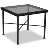 Provence End Table, Pewter Antique-Furniture - Accent Tables-High Fashion Home