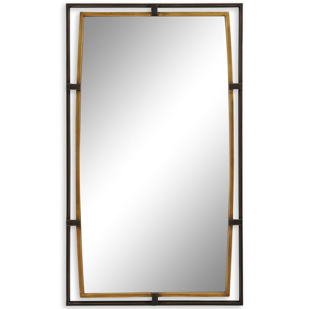 Sabino Mirror, Gold/Brown