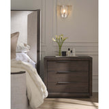 Sable 3 Drawer Plinth Nightstand, Sable-Furniture - Bedroom-High Fashion Home
