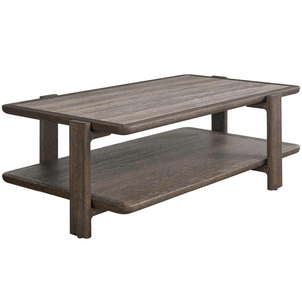 Sable and Stone Cocktail Table, Dark Gray-Furniture - Accent Tables-High Fashion Home
