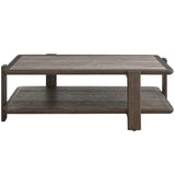 Sable and Stone Cocktail Table, Dark Gray-Furniture - Accent Tables-High Fashion Home