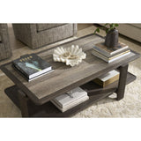 Sable and Stone Cocktail Table, Dark Gray-Furniture - Accent Tables-High Fashion Home