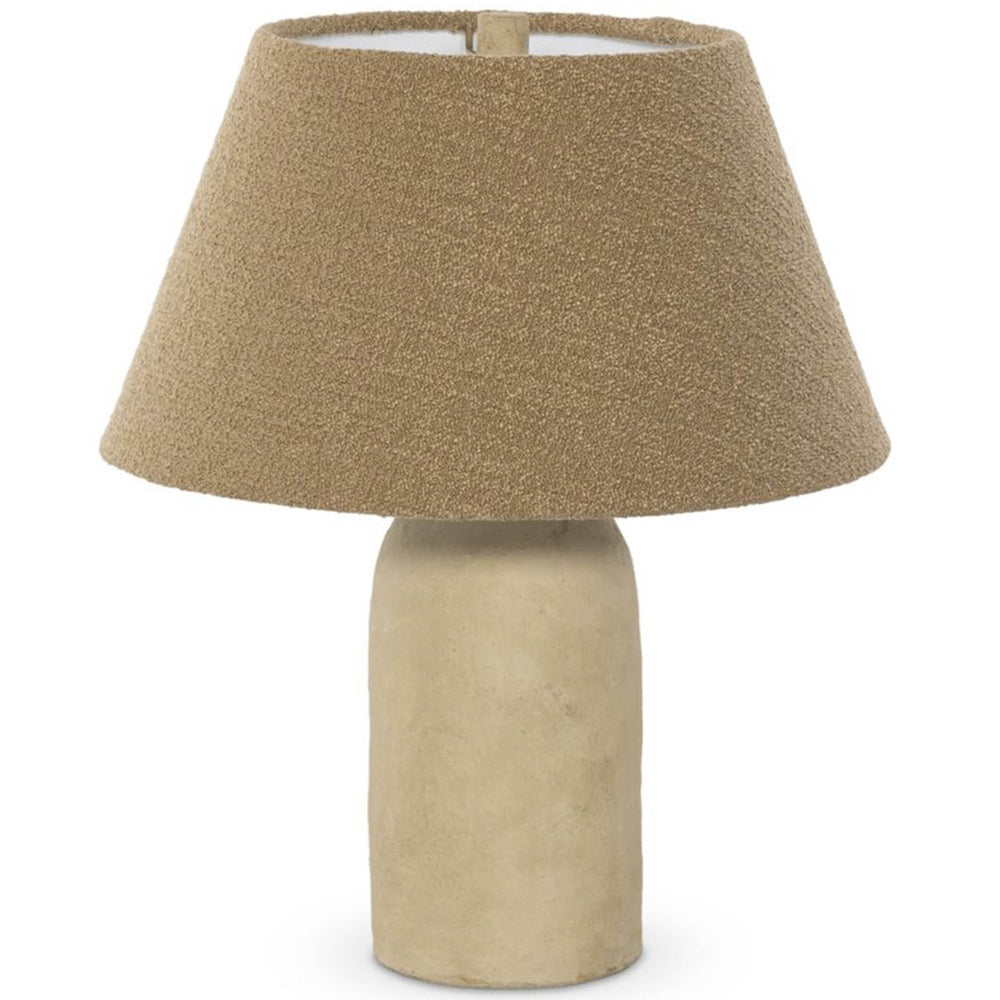 Sagredo Table Lamp, Taupe Boucle by Four Hands-Lighting-High Fashion Home