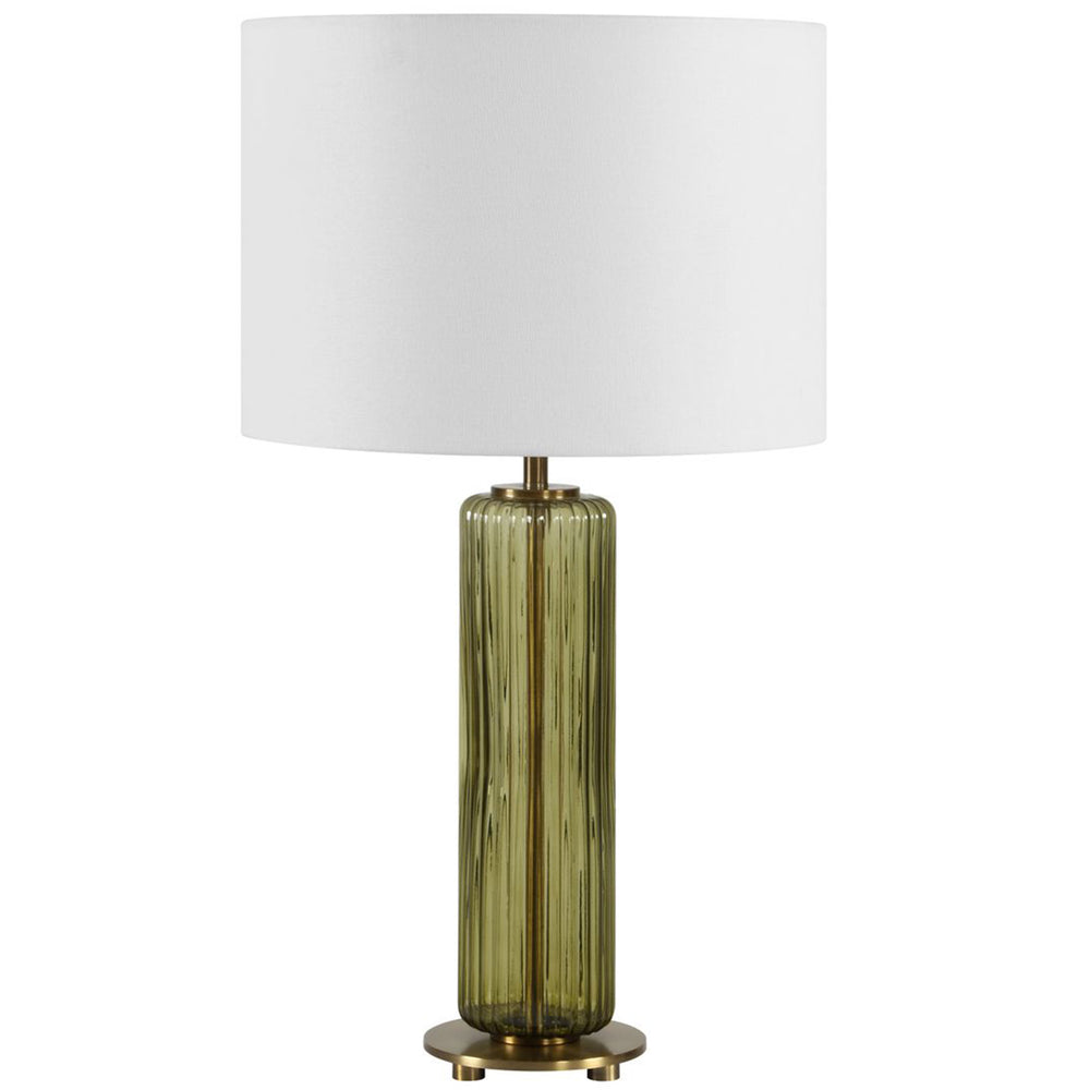 Saige Table Lamp, Olive Green-Lighting-High Fashion Home