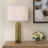 Saige Table Lamp, Olive Green-Lighting-High Fashion Home