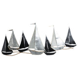 Sailboats Wall Decor, Multi-Accessories-High Fashion Home