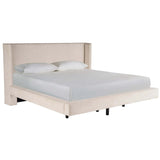 Sainte-Ann Upholstered Bed, Nona Vanilla