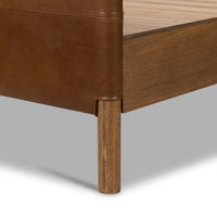 Salado Leather Bed, Heirloom Sienna