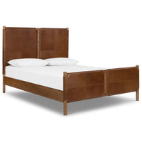 Salado Leather Bed, Heirloom Sienna