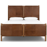 Salado Leather Bed, Heirloom Sienna