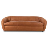 Saldana Leather Sofa, Lorento Cognac by Four Hands-Furniture - Sofas-High Fashion Home
