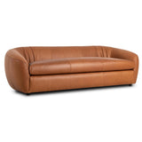 Saldana Leather Sofa, Lorento Cognac by Four Hands-Furniture - Sofas-High Fashion Home