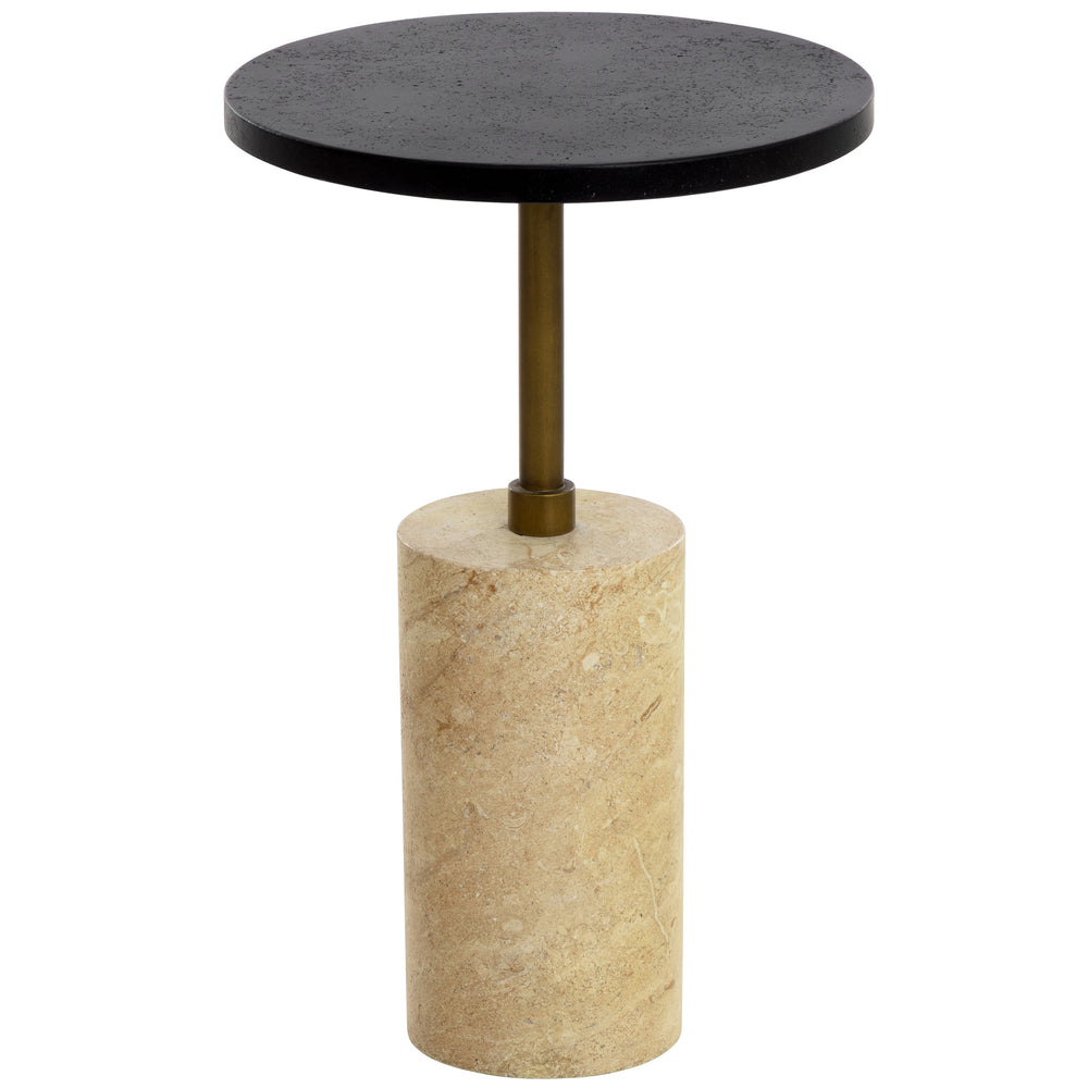 Saldo End Table, Black-Furniture - Accent Tables-High Fashion Home