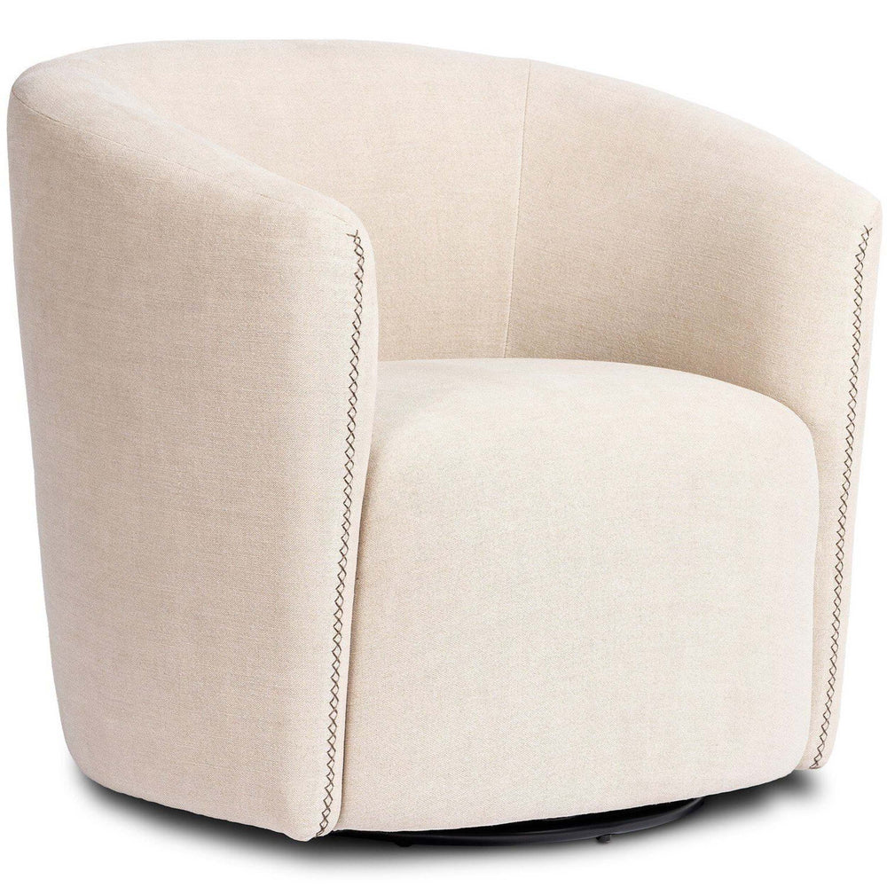 Salena Swivel Chair, Broadway Dune by Four Hands-Furniture - Chairs-High Fashion Home