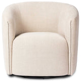 Salena Swivel Chair, Broadway Dune by Four Hands-Furniture - Chairs-High Fashion Home