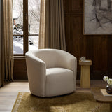 Salena Swivel Chair, Broadway Dune by Four Hands-Furniture - Chairs-High Fashion Home