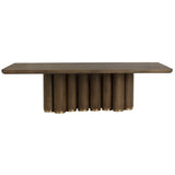 Salix Dining Table, Brown-Furniture - Dining-High Fashion Home