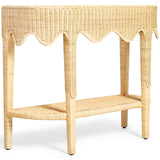 Sally Console Table, Natural Rattan-Furniture - Accent Tables-High Fashion Home