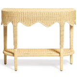 Sally Console Table, Natural Rattan-Furniture - Accent Tables-High Fashion Home