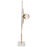 Salma Flower Statuary, Gold-Accessories-High Fashion Home