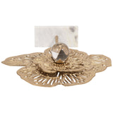 Salma Flower Statuary, Gold-Accessories-High Fashion Home