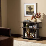 Salton Bookshelf, Black by Four Hands-Furniture - Storage-High Fashion Home