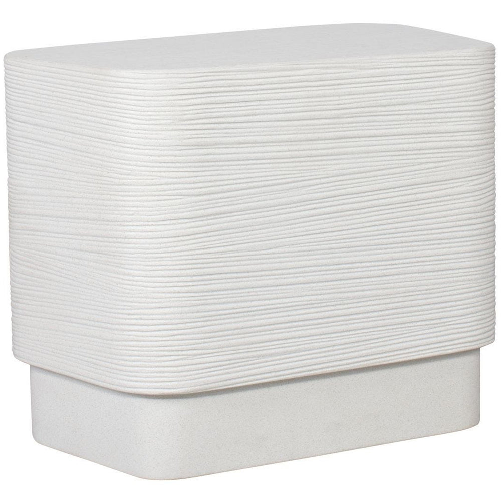 Saltwater Side Table, White-Furniture - Accent Tables-High Fashion Home
