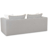 Salty Striped Outdoor Sofa, Black-Furniture - Sofas-High Fashion Home