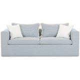 Salty Striped Outdoor Sofa, Blue-Furniture - Sofas-High Fashion Home