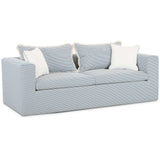Salty Striped Outdoor Sofa, Blue-Furniture - Sofas-High Fashion Home