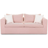 Salty Striped Outdoor Sofa, Red-Furniture - Sofas-High Fashion Home