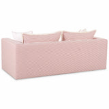 Salty Striped Outdoor Sofa, Red-Furniture - Sofas-High Fashion Home