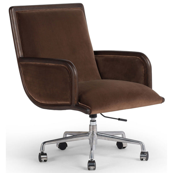 Samford Desk Chair, Sapphire Coco by Four Hands – High Fashion Home